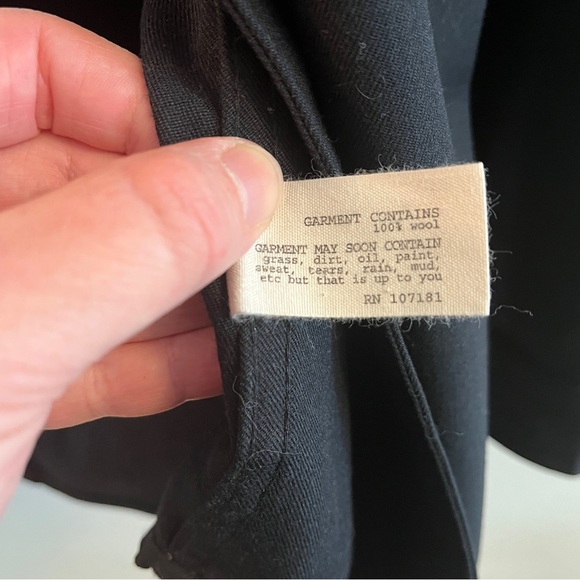 Sz. XL Rogan Wool Gaberdine Shirt - Picture 9 of 13